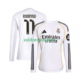 Real Madrid Rodrygo 11 Domaći Nogometni Dres 2025-2026 Dugim Rukavima